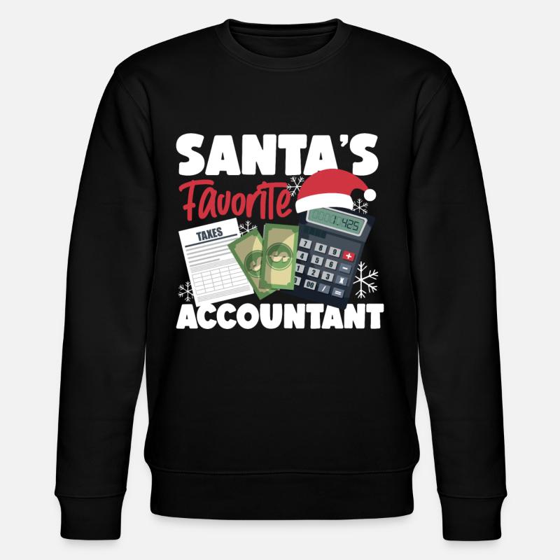 Accountant Bookkeeper Accounting - Stanley/Stella Unisex Bio-Sweatshirt CHANGER  - Schwarz