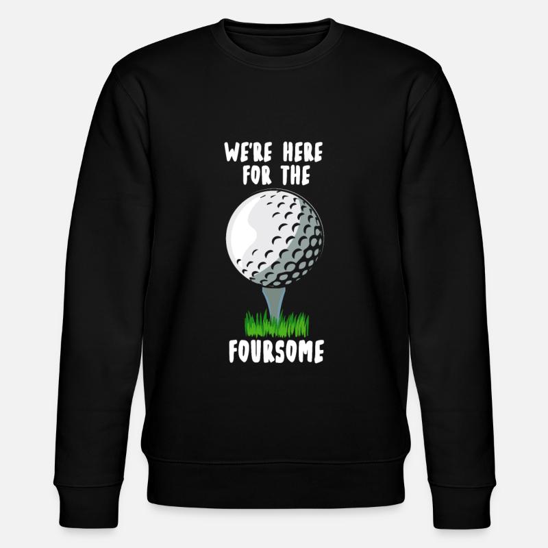 Golf Golf Golfeur Drôle - Sweat bio CHANGER Stanley/Stella Unisexe - noir