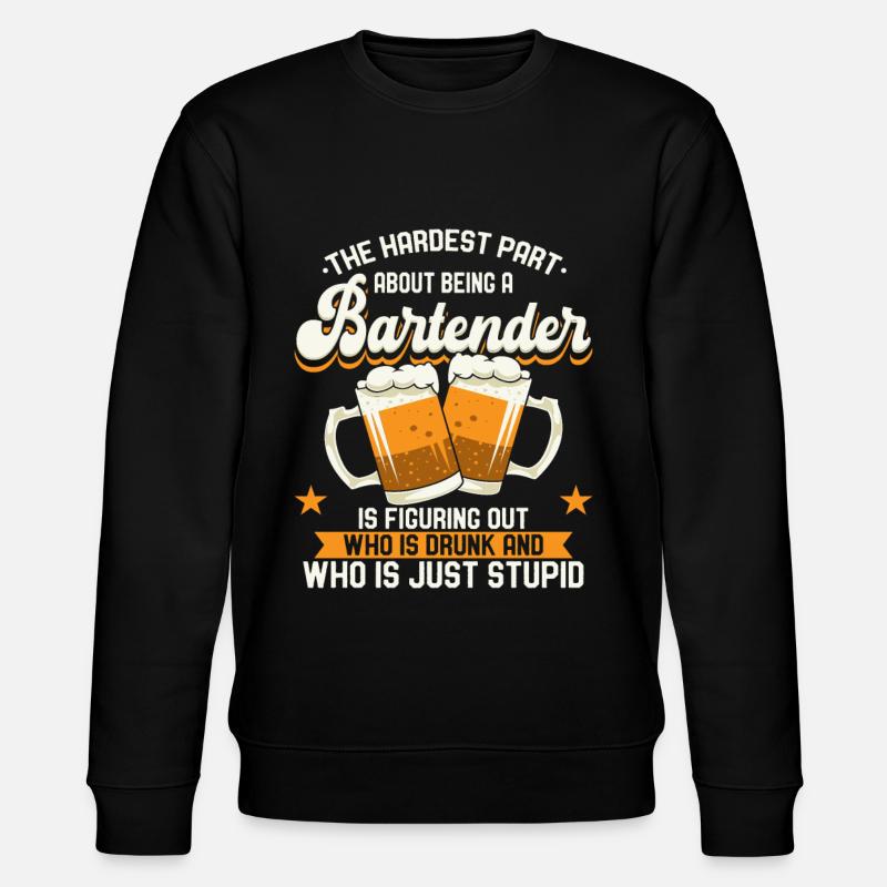 Barman Barending - Sweat bio CHANGER Stanley/Stella Unisexe - noir