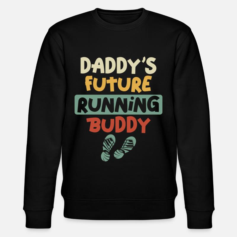 Running Runner Half Marathon Papa - Sweat bio CHANGER Stanley/Stella Unisexe - noir