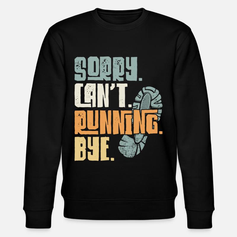 Running Runner Semi-Marathon - Sweat bio CHANGER Stanley/Stella Unisexe - noir