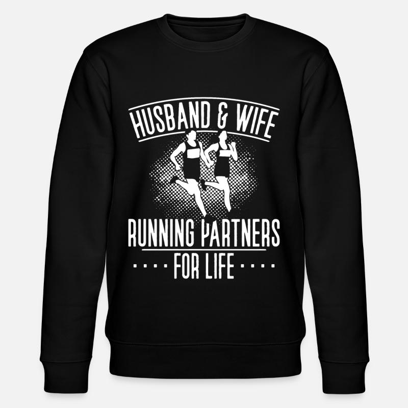 Running Runner Semi-Marathon - Sweat bio CHANGER Stanley/Stella Unisexe - noir