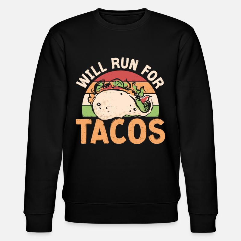 Running Runner Half Marathon Taco - Sweat bio CHANGER Stanley/Stella Unisexe - noir