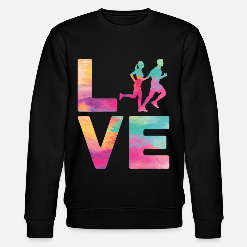 Running Runner Semi-Marathon - Sweat bio CHANGER Stanley/Stella Unisexe - noir