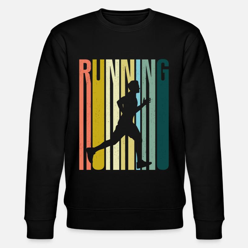 Running Runner Semi-Marathon - Sweat bio CHANGER Stanley/Stella Unisexe - noir