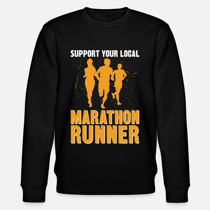 Running Runner Semi-Marathon - Sweat bio CHANGER Stanley/Stella Unisexe - noir