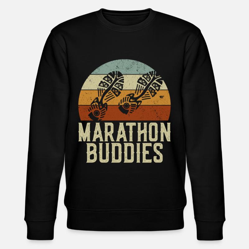 Running Runner Half Marathon - Stanley/Stella CHANGER Unisex Organic Sweatshirt - black