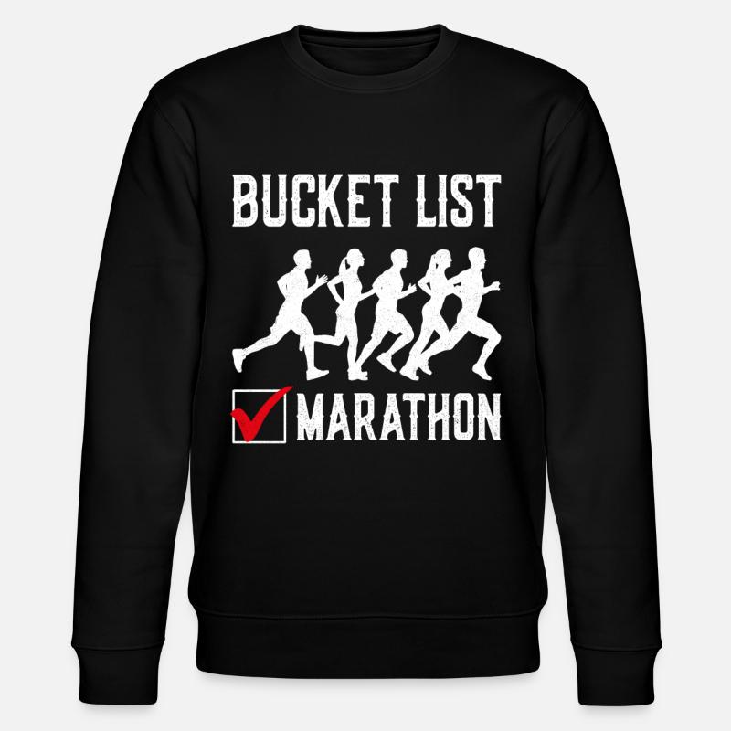 Running Runner Semi-Marathon - Sweat bio CHANGER Stanley/Stella Unisexe - noir