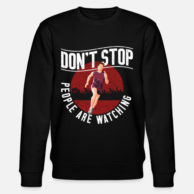 Running Runner Semi-Marathon - Sweat bio CHANGER Stanley/Stella Unisexe - noir