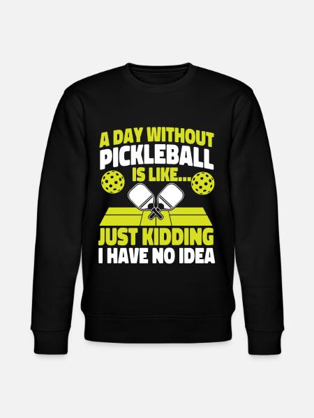 Pickleball Un jour sans - Sweat bio CHANGER Stanley/Stella Unisexe - noir