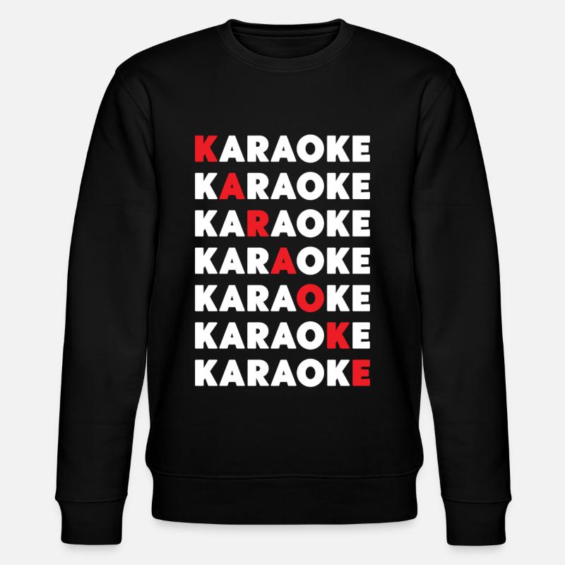 Karaoke Singer Karaoke - Stanley/Stella Unisex Bio-Sweatshirt CHANGER  - Schwarz