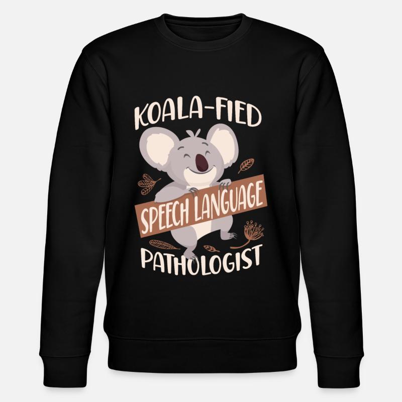 Speech Therapist Therapy Assistant - Stanley/Stella CHANGER Unisex Organic Sweatshirt - black