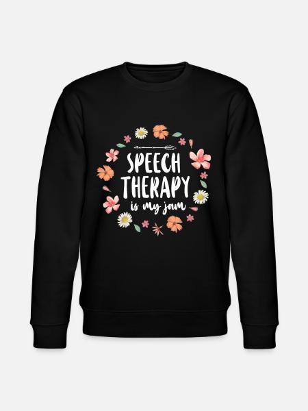 Speech Therapist Therapy Assistant - Stanley/Stella CHANGER Unisex Organic Sweatshirt - black