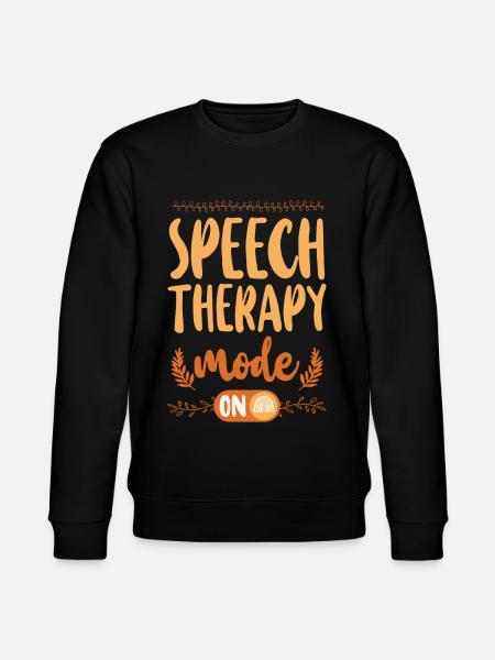 Speech Therapist Therapy Assistant - Stanley/Stella CHANGER Unisex Organic Sweatshirt - black