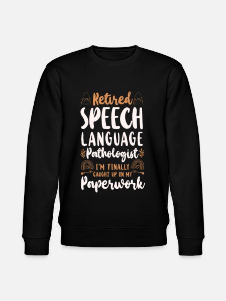Speech Therapist Therapy Assistant - Stanley/Stella CHANGER Unisex Organic Sweatshirt - black