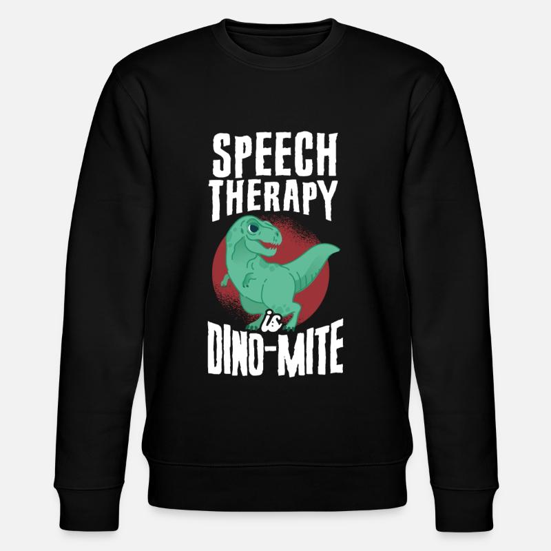 Speech Therapist Therapy Assistant - Stanley/Stella CHANGER Unisex Organic Sweatshirt - black