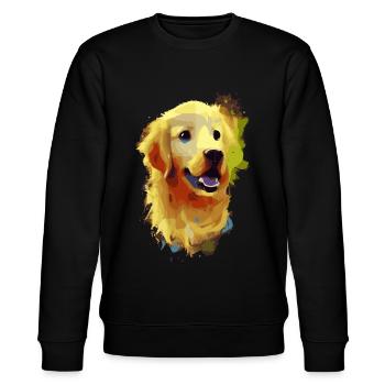 Mignon Golden Retriever Puppy Splash Art - Sweat bio CHANGER Stanley/Stella Unisexe - noir - Devant - Nik (191cm) & Marisol (170cm)
