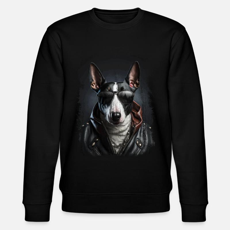 cooler Bullterrier - Stanley/Stella Unisex Bio-Sweatshirt CHANGER  - Schwarz