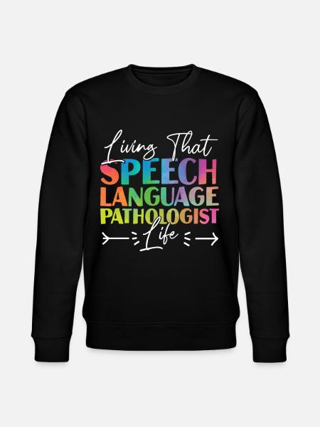 Speech Therapist Therapy Assistant - Stanley/Stella CHANGER Unisex Organic Sweatshirt - black