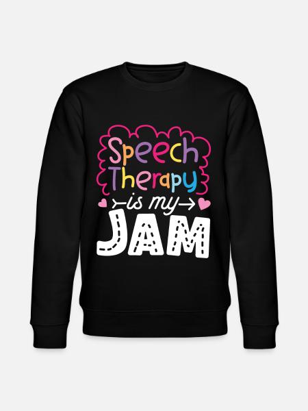 Speech Therapist Therapy Assistant - Stanley/Stella CHANGER Unisex Organic Sweatshirt - black