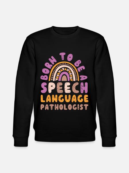 Speech Therapist Therapy Assistant - Stanley/Stella CHANGER Unisex Organic Sweatshirt - black