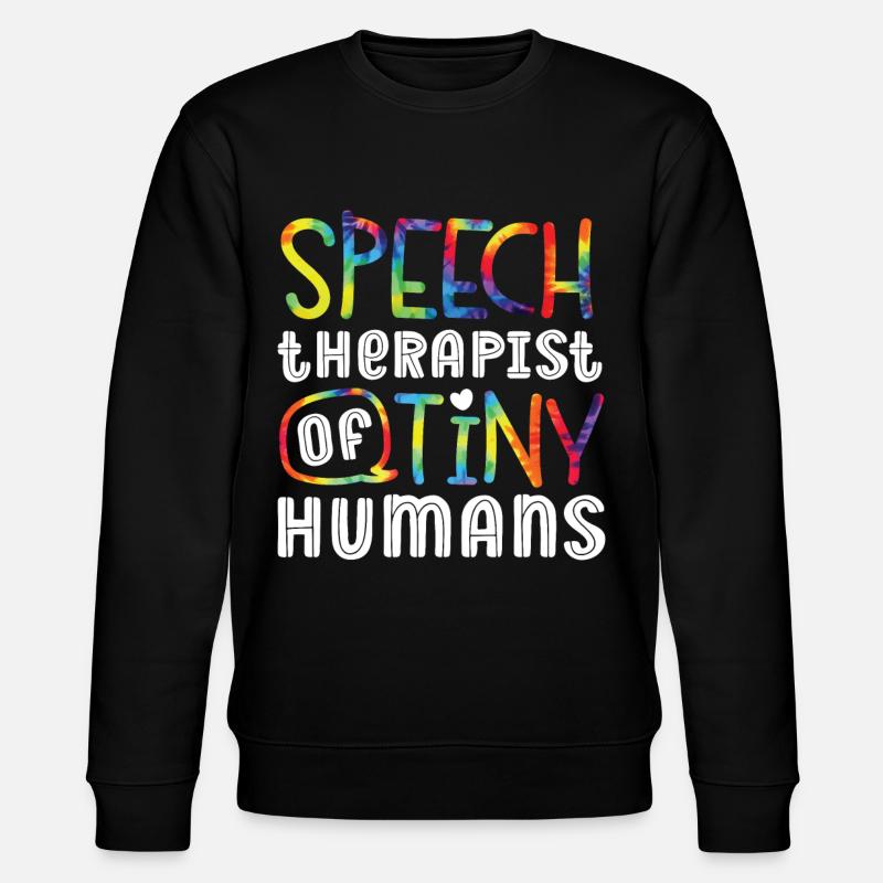 Speech Therapist Therapy Assistant - Stanley/Stella Unisex Bio-Sweatshirt CHANGER - Schwarz