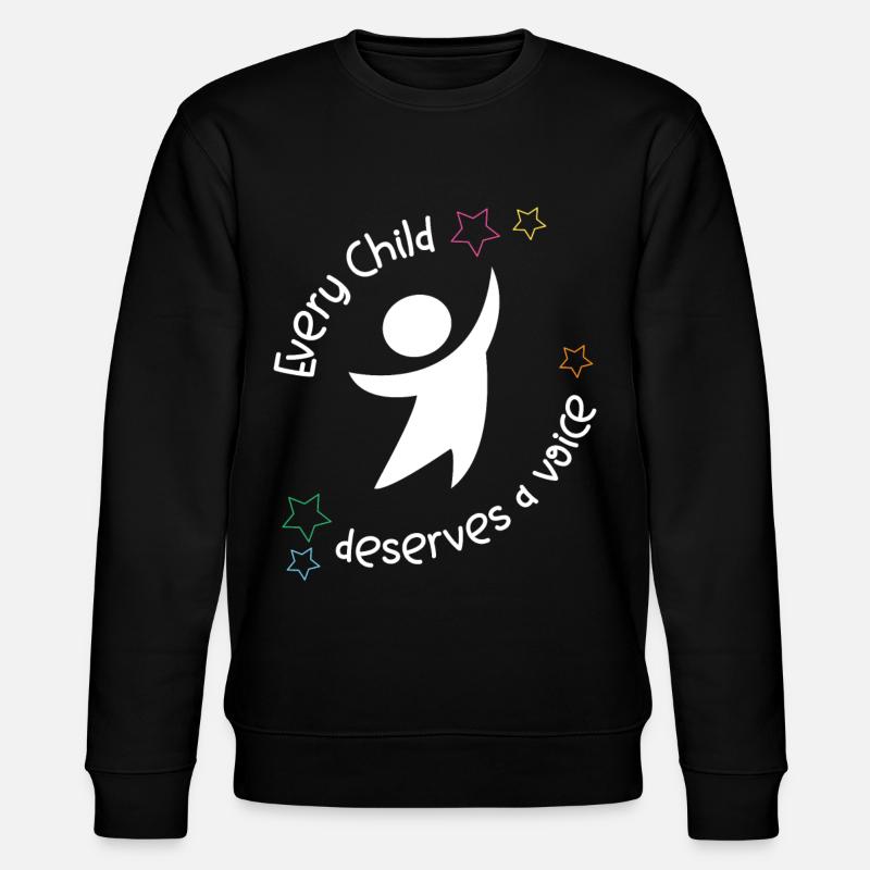 Speech Therapist Therapy Assistant - Stanley/Stella CHANGER Unisex Organic Sweatshirt - black