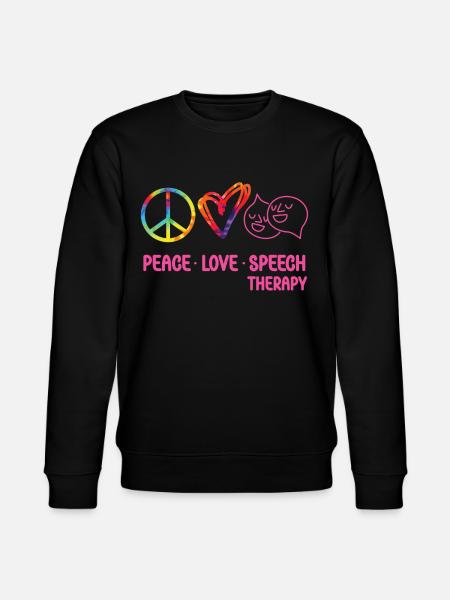 Speech Therapist Therapy Assistant - Stanley/Stella CHANGER Unisex Organic Sweatshirt - black