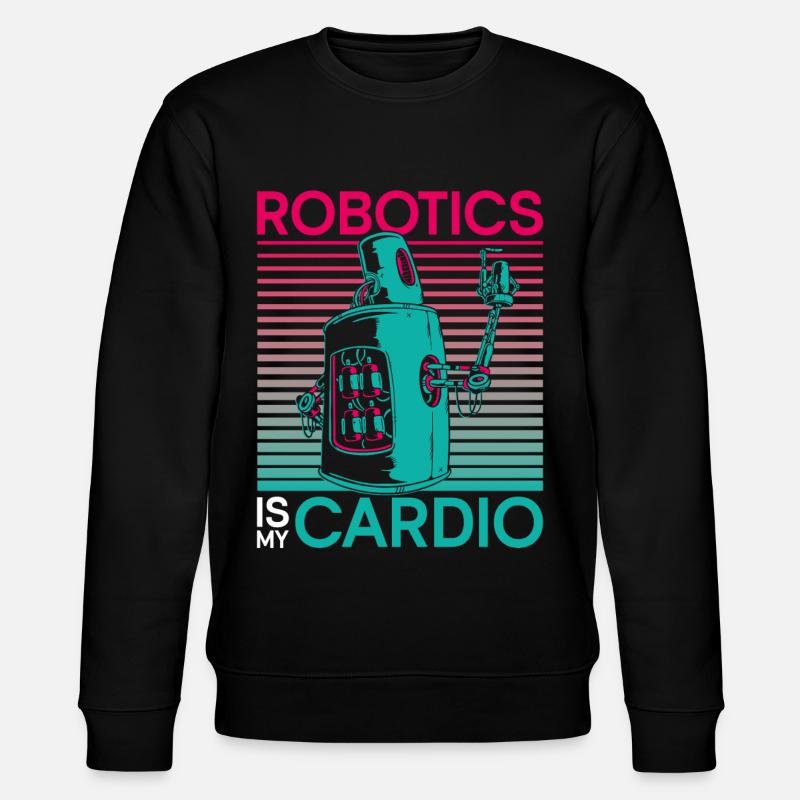 Robot Robotics Engineer Robotics - Stanley/Stella Unisex Bio-Sweatshirt CHANGER - Schwarz
