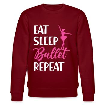 Ballet Danseuse Danse Ballerine - Sweat bio CHANGER Stanley/Stella Unisexe - bordeaux - Devant - Nik (191cm) & Marisol (170cm)