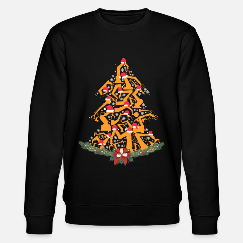 Robot Robotics Engineer Christmas - Stanley/Stella CHANGER Unisex Organic Sweatshirt - black