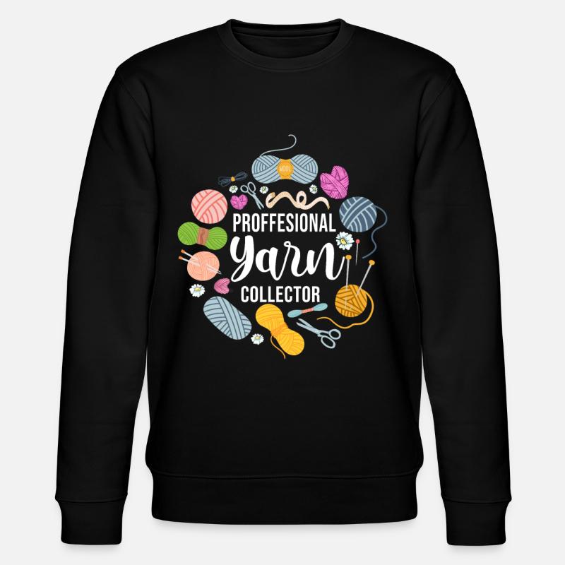 Knitting Knitter Professional Yarn - Stanley/Stella Unisex Bio-Sweatshirt CHANGER  - Schwarz