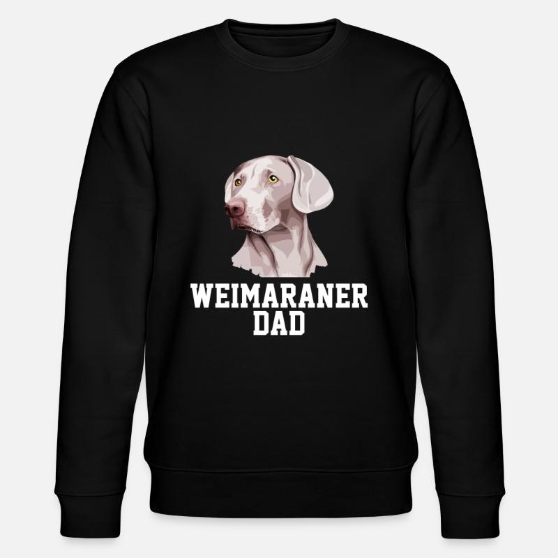 weimaraner weimaraner dog - Stanley/Stella Unisex Bio-Sweatshirt CHANGER  - Schwarz