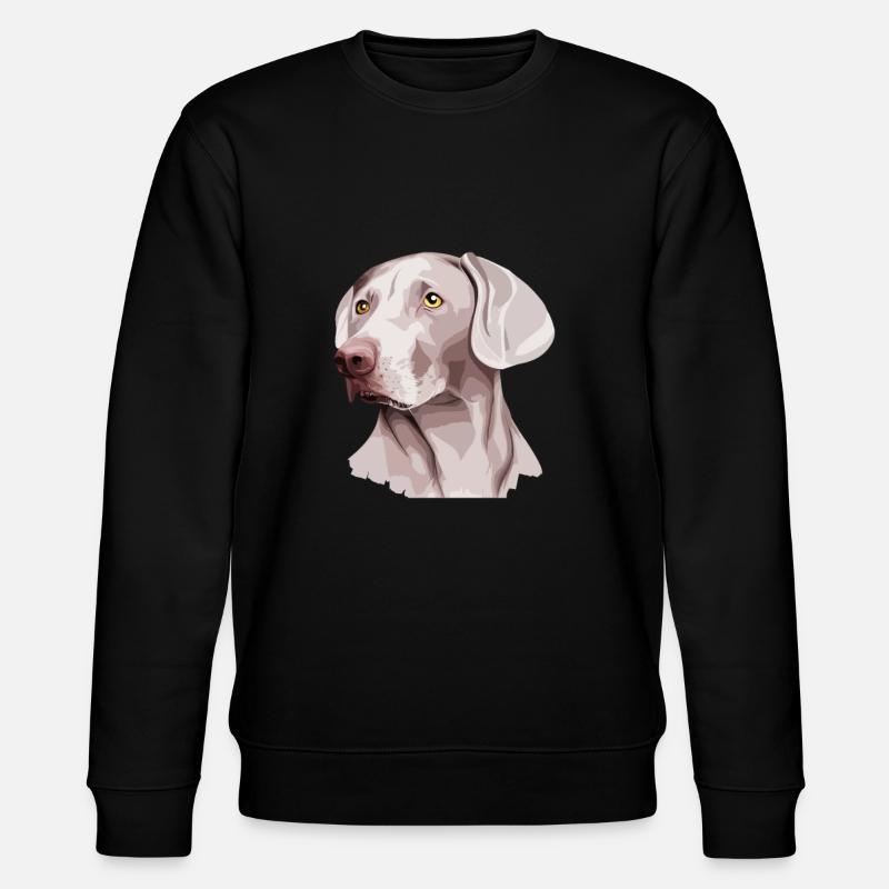 Weimaraner Chien - Sweat bio CHANGER Stanley/Stella Unisexe - noir