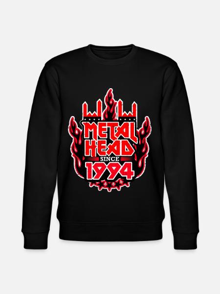 METALHEAD since 1994 - Stanley/Stella CHANGER Unisex Organic Sweatshirt - black