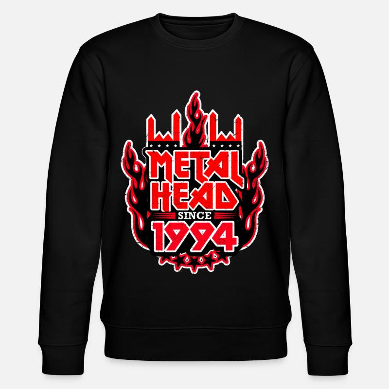 METALHEAD since 1994 - Stanley/Stella Unisex Bio-Sweatshirt CHANGER  - Schwarz