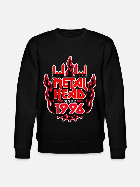 METALHEAD since 1996 - Stanley/Stella CHANGER Unisex Organic Sweatshirt - black