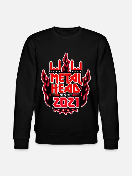 METALHEAD since 2021 - Stanley/Stella CHANGER Unisex Organic Sweatshirt - black