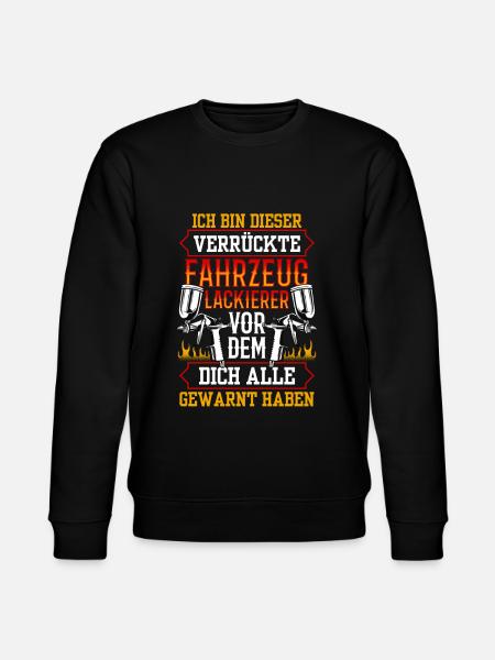 Legendärer Fahrzeuglackierer Lackierer - Stanley/Stella Unisex Bio-Sweatshirt CHANGER  - Schwarz
