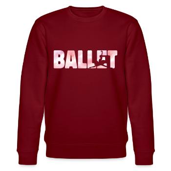 Ballet Danseuse Danse Ballerine - Sweat bio CHANGER Stanley/Stella Unisexe - bordeaux - Devant - Nik (191cm) & Marisol (170cm)