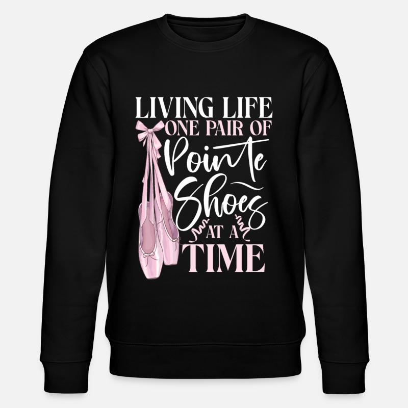 Ballet Danseuse Danse Ballerine - Sweat bio CHANGER Stanley/Stella Unisexe - noir