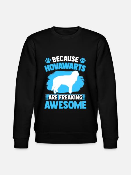Hovawart är fantastiskt grov gårdshund - Ekologisk sweatshirt CHANGER unisex från Stanley/Stella - svart