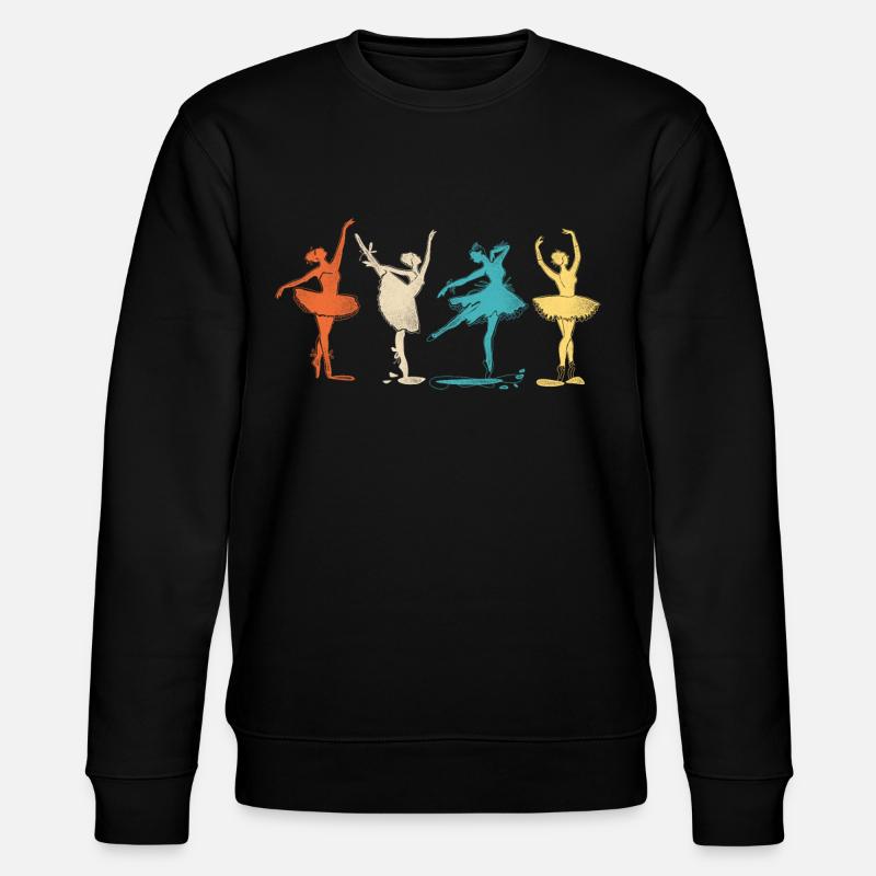 Ballet Danseuse Danse Ballerine - Sweat bio CHANGER Stanley/Stella Unisexe - noir