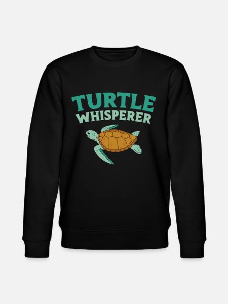 Sea Turtle Tortoise Turtle - Stanley/Stella CHANGER Unisex Organic Sweatshirt - black