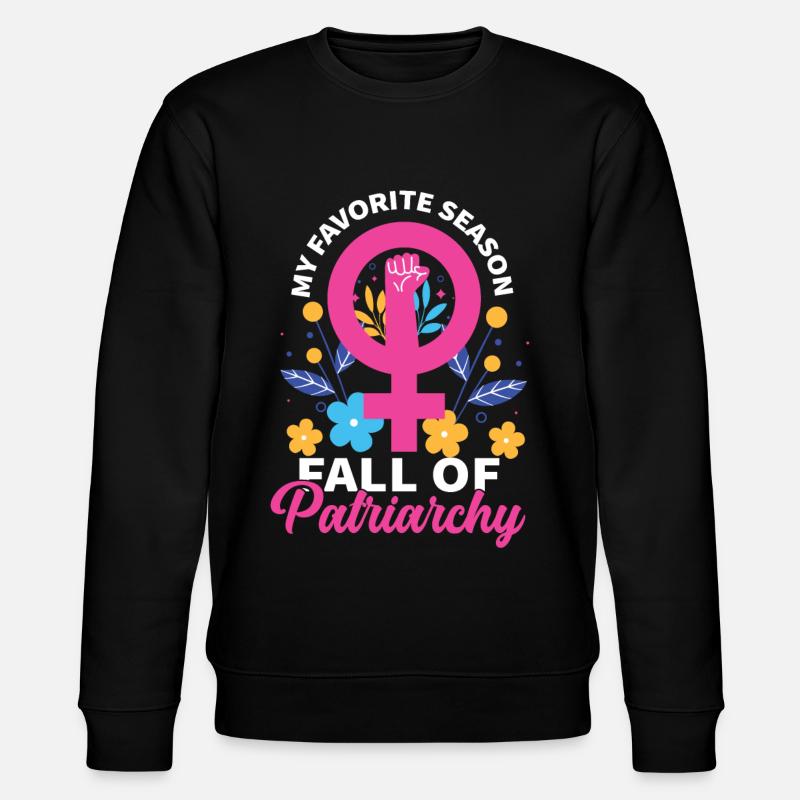 Féministe Ma saison préférée Automne - Sweat bio CHANGER Stanley/Stella Unisexe - noir