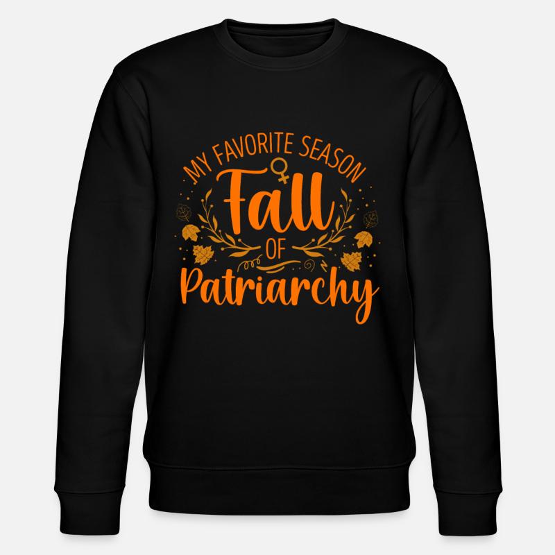Féministe Ma saison préférée Automne - Sweat bio CHANGER Stanley/Stella Unisexe - noir