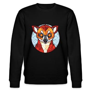 Red Vari Lemur Coloré Aquarelle Animal Cartoon - Sweat bio CHANGER Stanley/Stella Unisexe - noir - Devant - Nik (191cm) & Marisol (170cm)