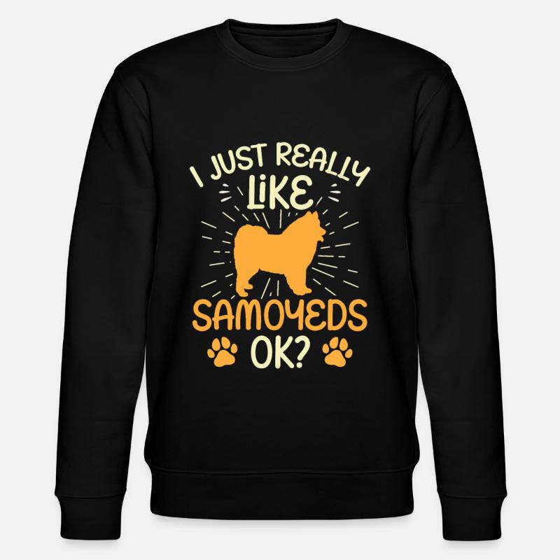 J’aime Samoyède Samoyède Spitz - Sweat bio CHANGER Stanley/Stella Unisexe - noir
