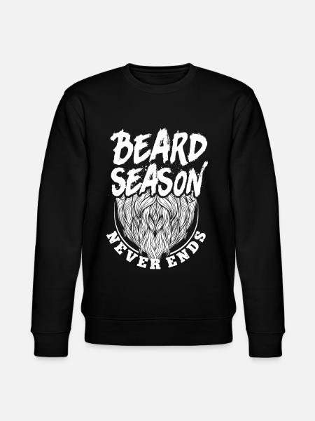 Beard Lover Bearded Man Beard - Stanley/Stella CHANGER Unisex Organic Sweatshirt - black