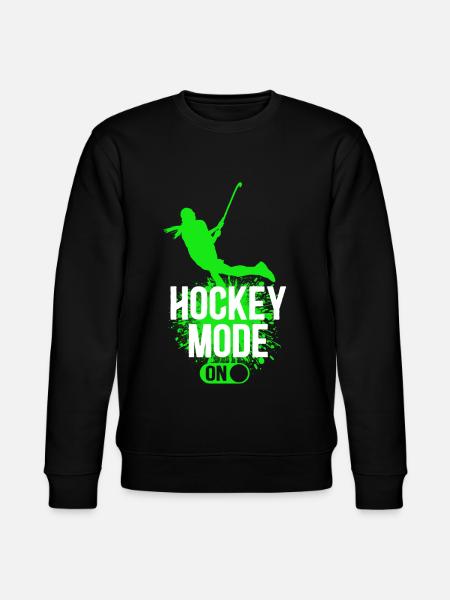 Field Hockey Hockey Mode On - Stanley/Stella CHANGER Unisex Organic Sweatshirt - black
